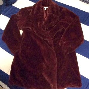 🆕NINE WEST FAUX FUR COAT